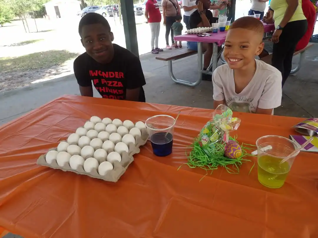 Preparation for egg dying celebration
