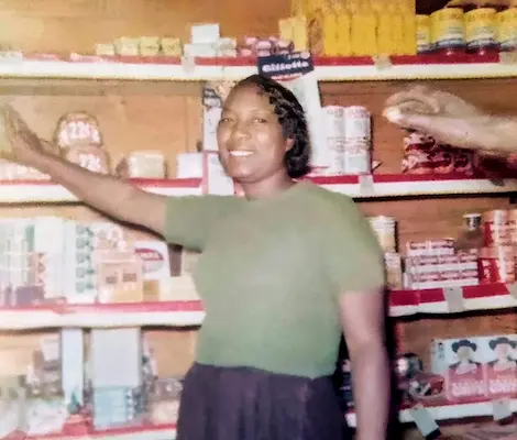 Mrs. Willie Mae Davis, first owner of African American general store