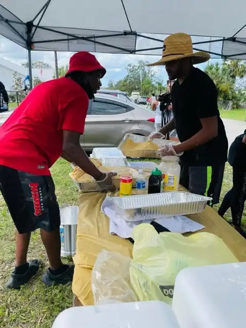 Serving the community with love at the fish fry